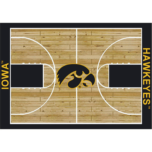 Imperial - NCAA University Of Iowa 8x11 Courtside Rug - IMP  556-3018 view 1