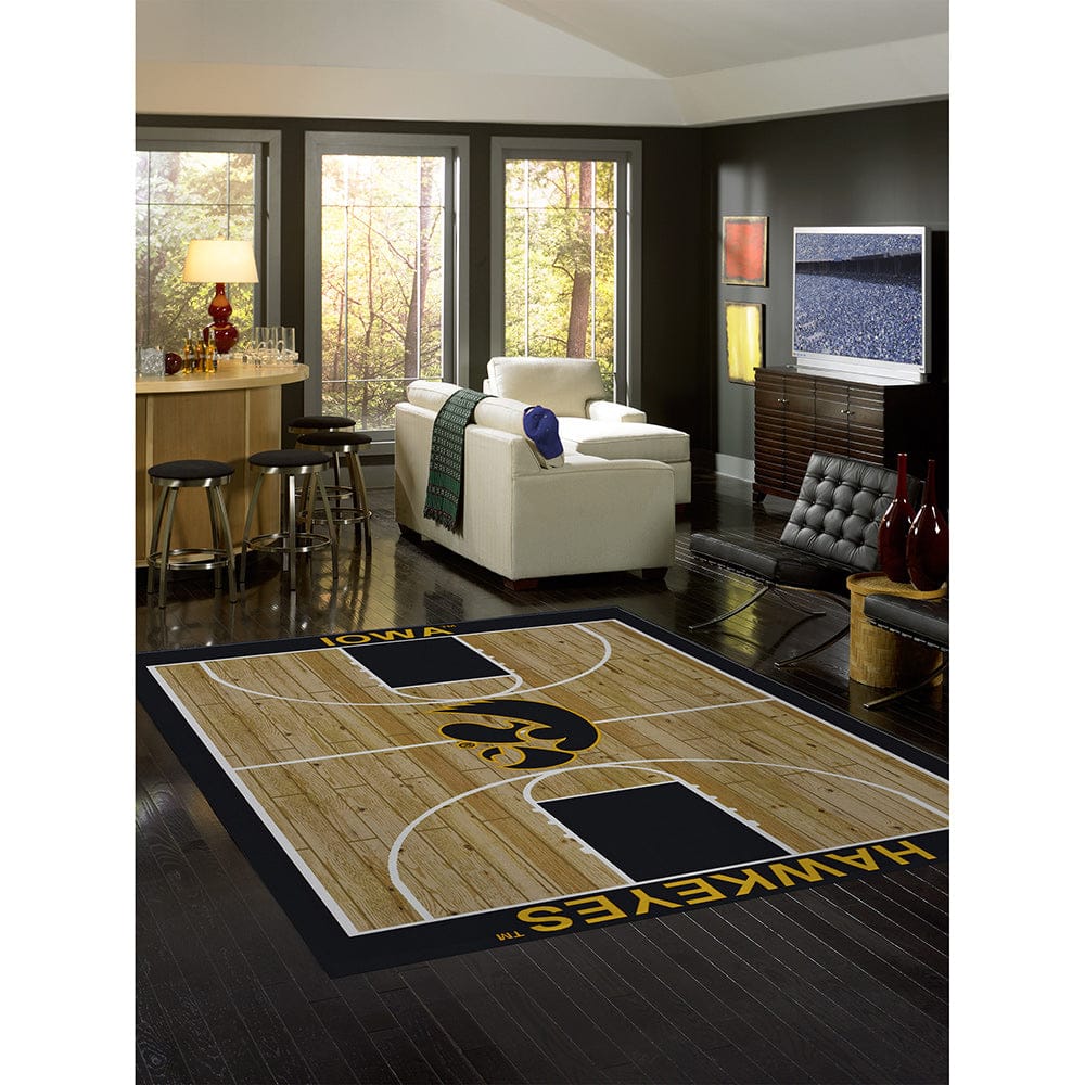 Imperial - NCAA University Of Iowa 8x11 Courtside Rug - IMP  556-3018 view 2