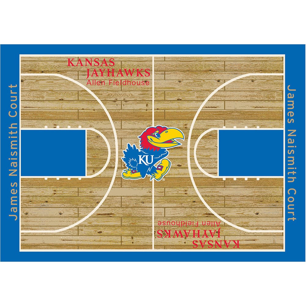 Imperial - NCAA University of Kansas 4x6 Courtside Rug - IMP  553-3020 view 1