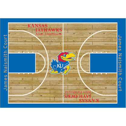 Imperial - NCAA University of Kansas 4x6 Courtside Rug - IMP  553-3020 view 1