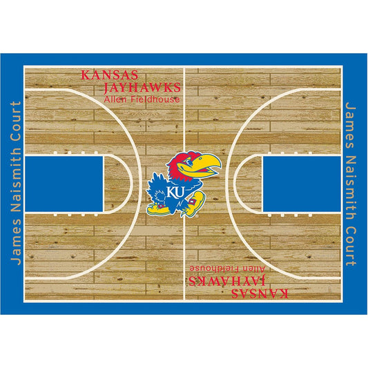 Imperial - NCAA University of Kansas 4x6 Courtside Rug - IMP  553-3020 view 1
