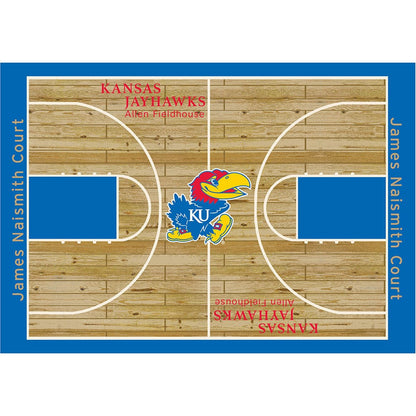 Imperial - NCAA University Of Kansas 6x8 Courtside Rug - IMP  555-3020 view 1