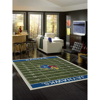 Imperial - NCAA University Of Kansas 8x11 Homefield Rug - IMP  528-3020 view 2