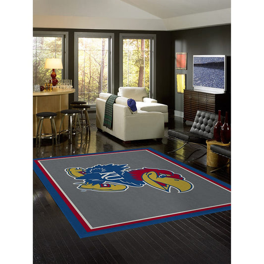 Imperial - NCAA University Of Kansas 8x11 Spirit Rug - IMP  529-3020 view 2