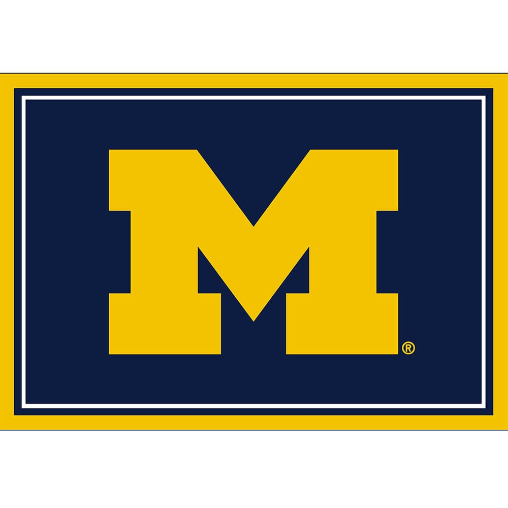 Imperial - NCAA University of Michigan 3x4 Spirit Rug - IMP  569-3009 view 1