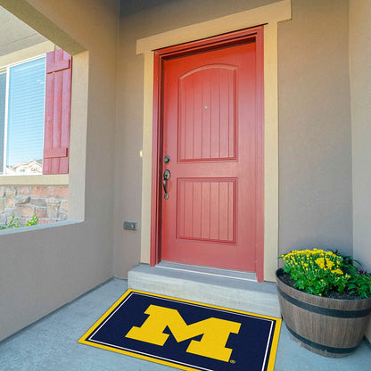 Imperial - NCAA University of Michigan 3x4 Spirit Rug - IMP  569-3009 view 3