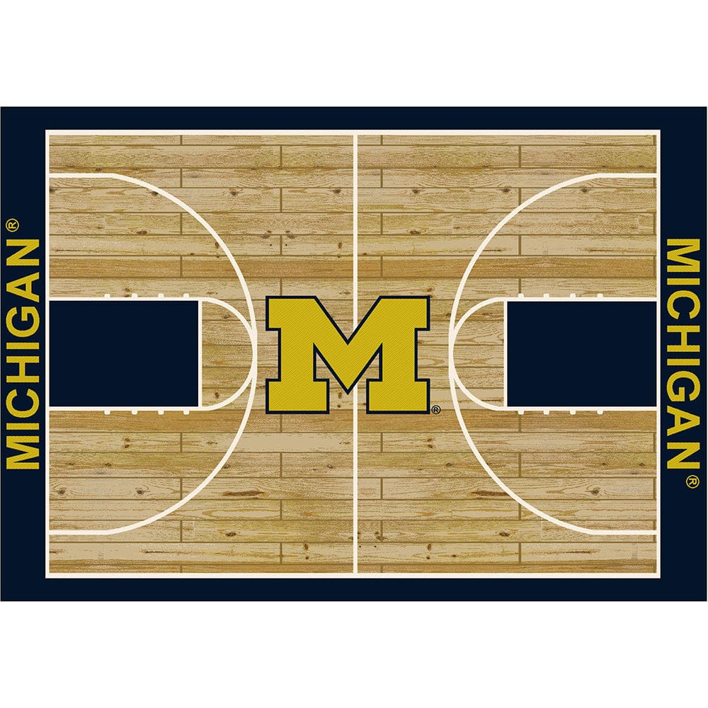 Imperial - NCAA University Of Michigan 6x8 Courtside Rug - IMP  555-3009 view 1