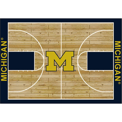 Imperial - NCAA University Of Michigan 8x11 Courtside Rug - IMP  556-3009 view 1