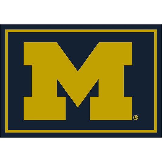 Imperial - NCAA University Of Michigan 8x11 Spirit Rug - IMP  529-3009 view 1