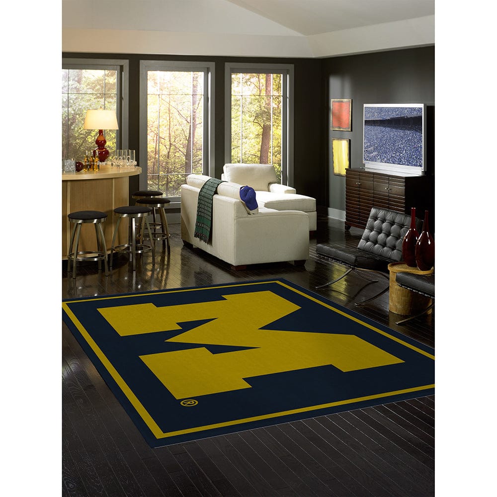 Imperial - NCAA University Of Michigan 8x11 Spirit Rug - IMP  529-3009 view 2