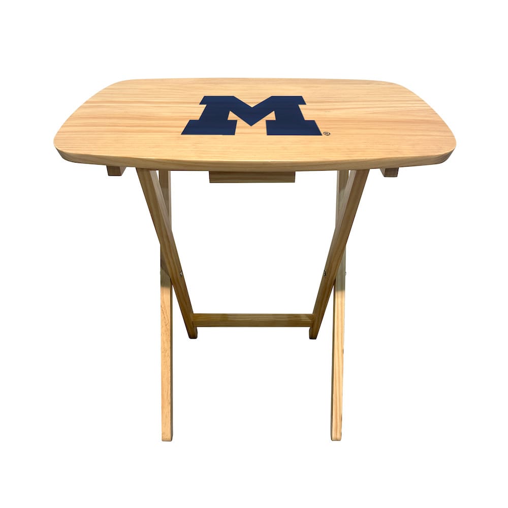 Imperial  - NCAA University of Michigan Large Folding TV Tray Table  - IMP  96-3009 view 2