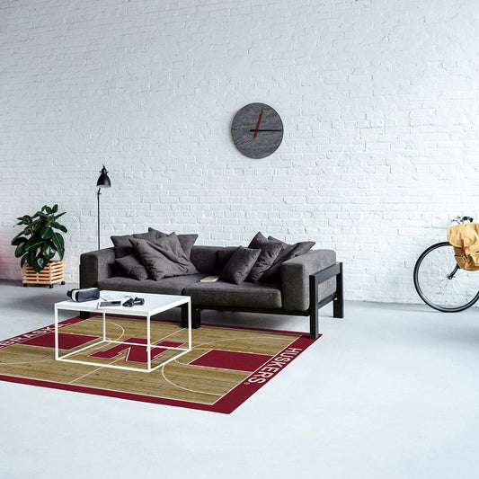 Imperial - NCAA University of Nebraska 4x6 Courtside Rug - IMP  553-3010 view 2