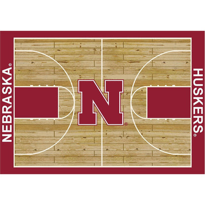 Imperial - NCAA University Of Nebraska 6x8 Courtside Rug - IMP  555-3010 view 1