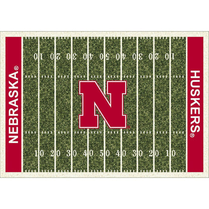 Imperial - NCAA University Of Nebraska 8x11 Homefield Rug - IMP  528-3010 view 1