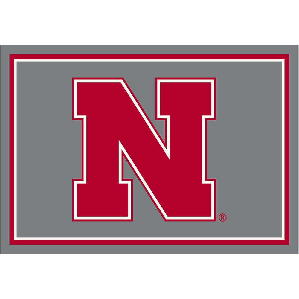 Imperial - NCAA University Of Nebraska 8x11 Spirit Rug - IMP  529-3010 view 1