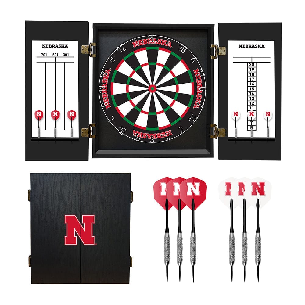 Imperial - NCAA University Of Nebraska Fan's Choice Dartboard Set - IMP  624-3010 view 1