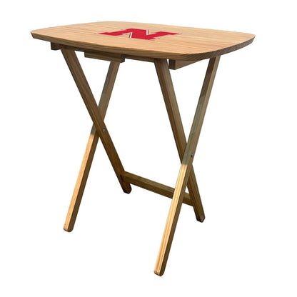 Imperial  - NCAA University of Nebraska Large Folding TV Tray Table  - IMP  96-3010 view 1