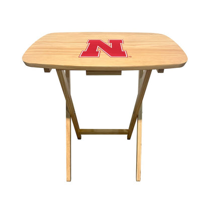 Imperial  - NCAA University of Nebraska Large Folding TV Tray Table  - IMP  96-3010 view 2