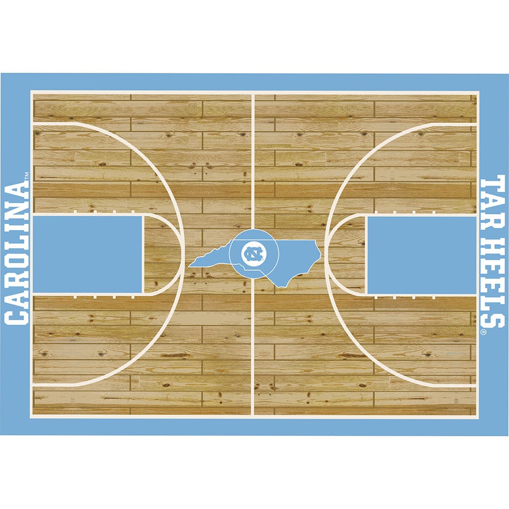 Imperial - NCAA University of North Carolina 8x11 Courtside Rug - IMP  556-3052 view 1