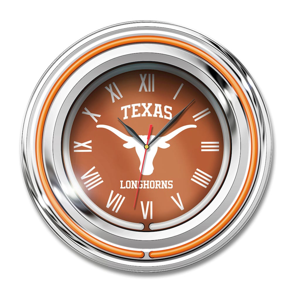 Imperial  - NCAA University of Texas 15" Neon Clock  - IMP  705-3060 view 1