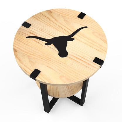 Imperial - NCAA University of Texas Side Table with Charger - IMP  746-3060 view 3
