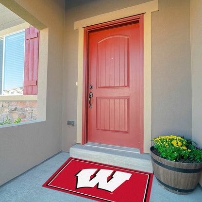 Imperial - NCAA University of Wisconsin 3x4 Spirit Rug - IMP  569-3013 view 3