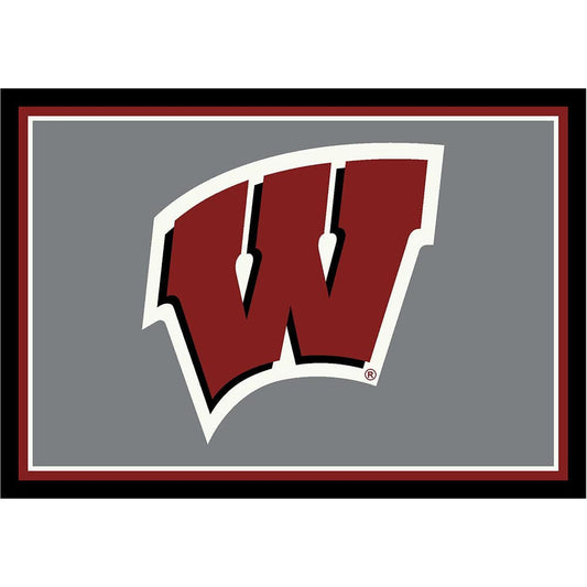 Imperial - NCAA University of Wisconsin 4x6 Spirit Rug - IMP  521-3013 view 1