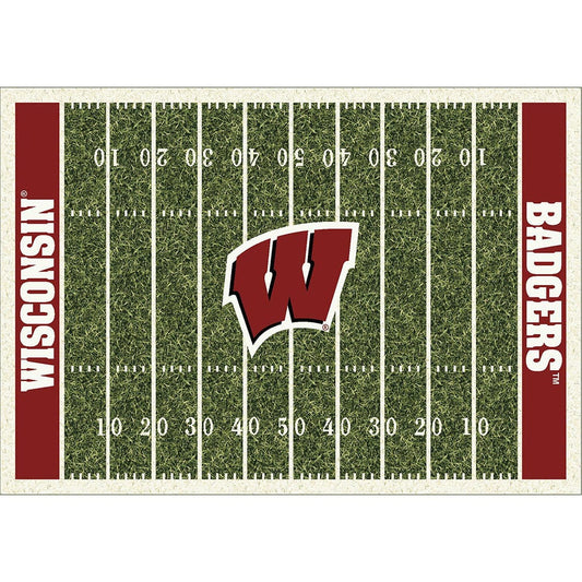 Imperial - NCAA University of Wisconsin 6x8 Homefield Rug - IMP  524-3013 view 1