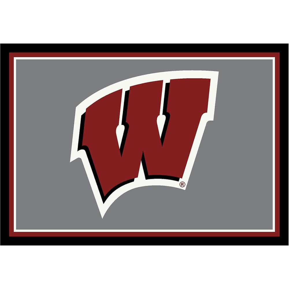 Imperial - NCAA University of Wisconsin 6x8 Spirit Rug - IMP  525-3013 view 1