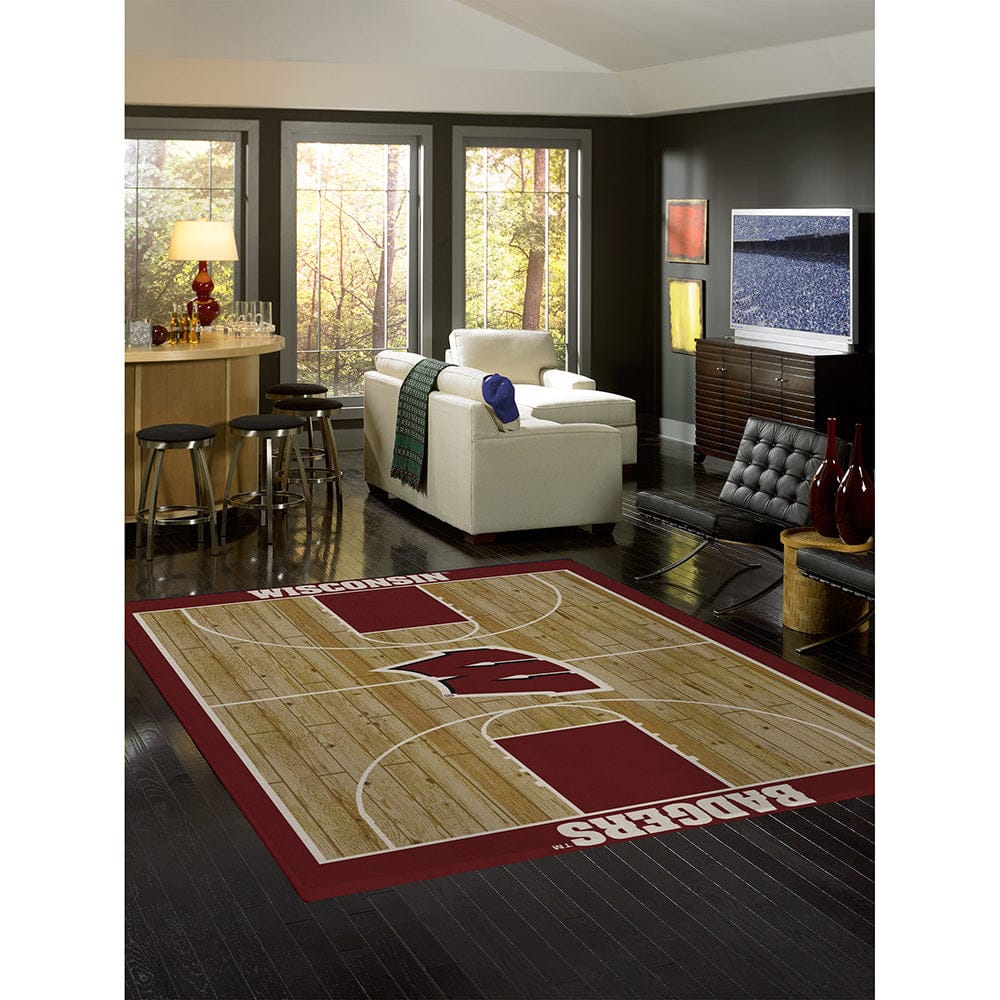 Imperial - NCAA University Of Wisconsin 8x11 Courtside Rug - IMP  556-3013 view 2