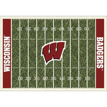 Imperial - NCAA University Of Wisconsin 8x11 Homefield Rug - IMP  528-3013 view 1
