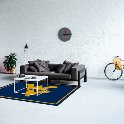 Imperial - NCAA West Virginia University 4x6 Spirit Rug - IMP  521-3051 view 2