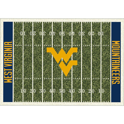 Imperial - NCAA West Virginia University 6x8 Homefield Rug - IMP  524-3051 view 1
