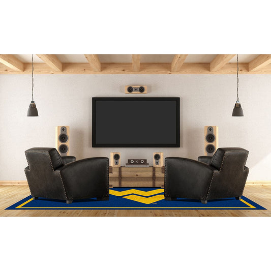 Imperial - NCAA West Virginia University 6x8 Spirit Rug - IMP  525-3051 view 2
