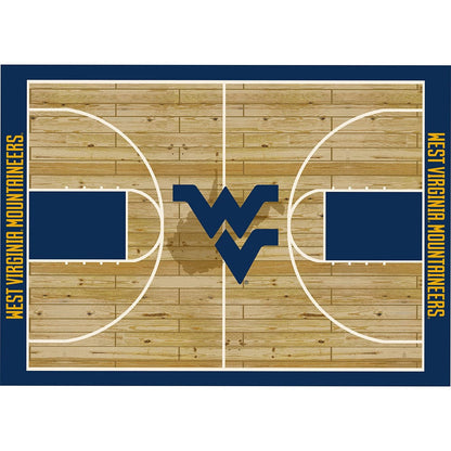 Imperial - NCAA West Virginia University 8x11 Courtside Rug - IMP  556-3051 view 1