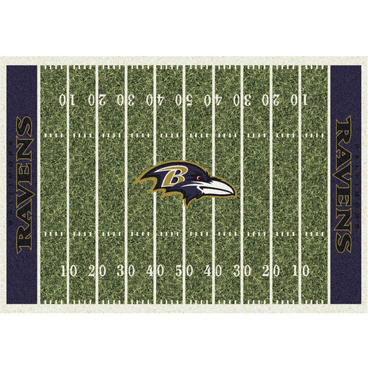 Imperial - NFL Baltimore Ravens 8x11 Homefield Rug - IMP  528-5025 view 1