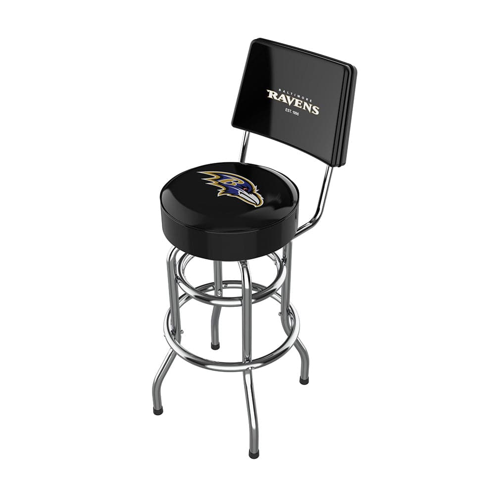 Imperial - NFL Baltimore Ravens Swivel Barstool with Back - IMP  681-1025 view 1