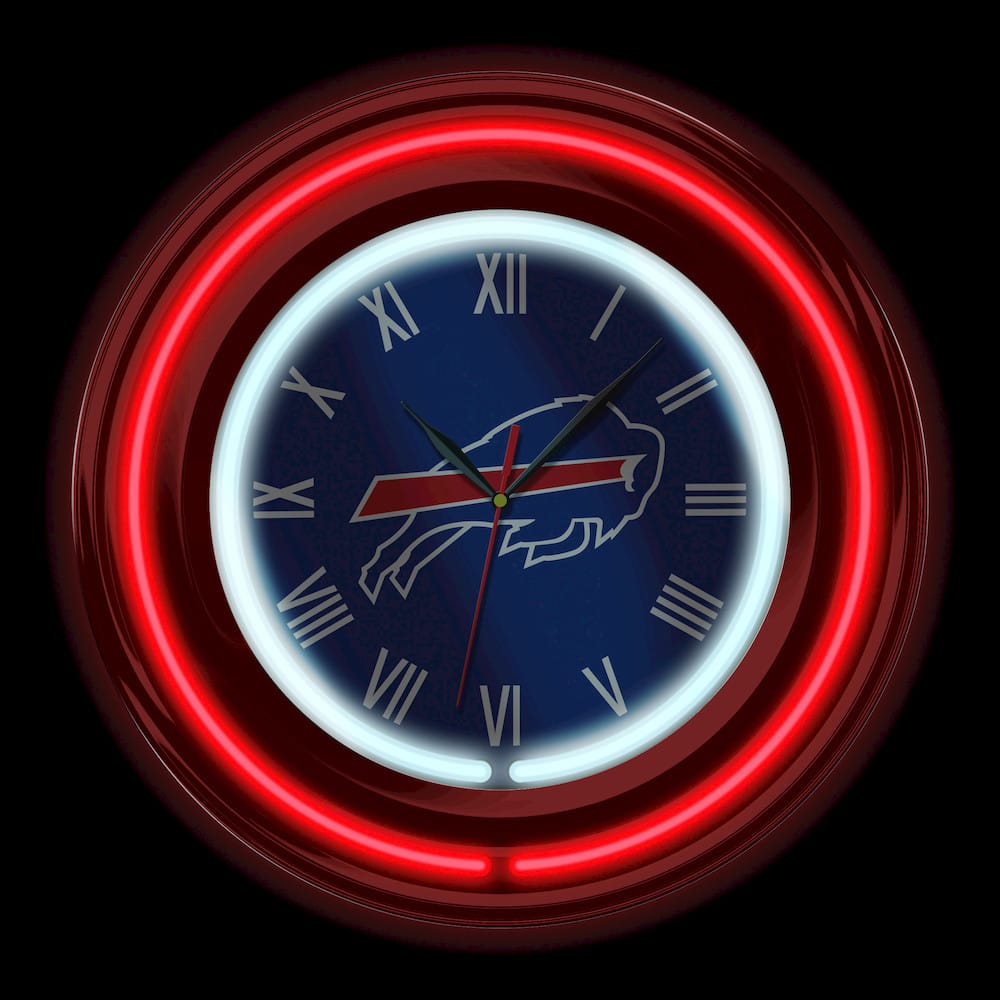 Imperial  - NFL Buffalo Bills 15" Neon Clock  - IMP  705-1021 view 2