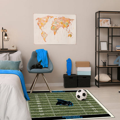 Imperial - NFL Carolina Panthers 4x6 Homefield Rug - IMP  520-5017 view 4