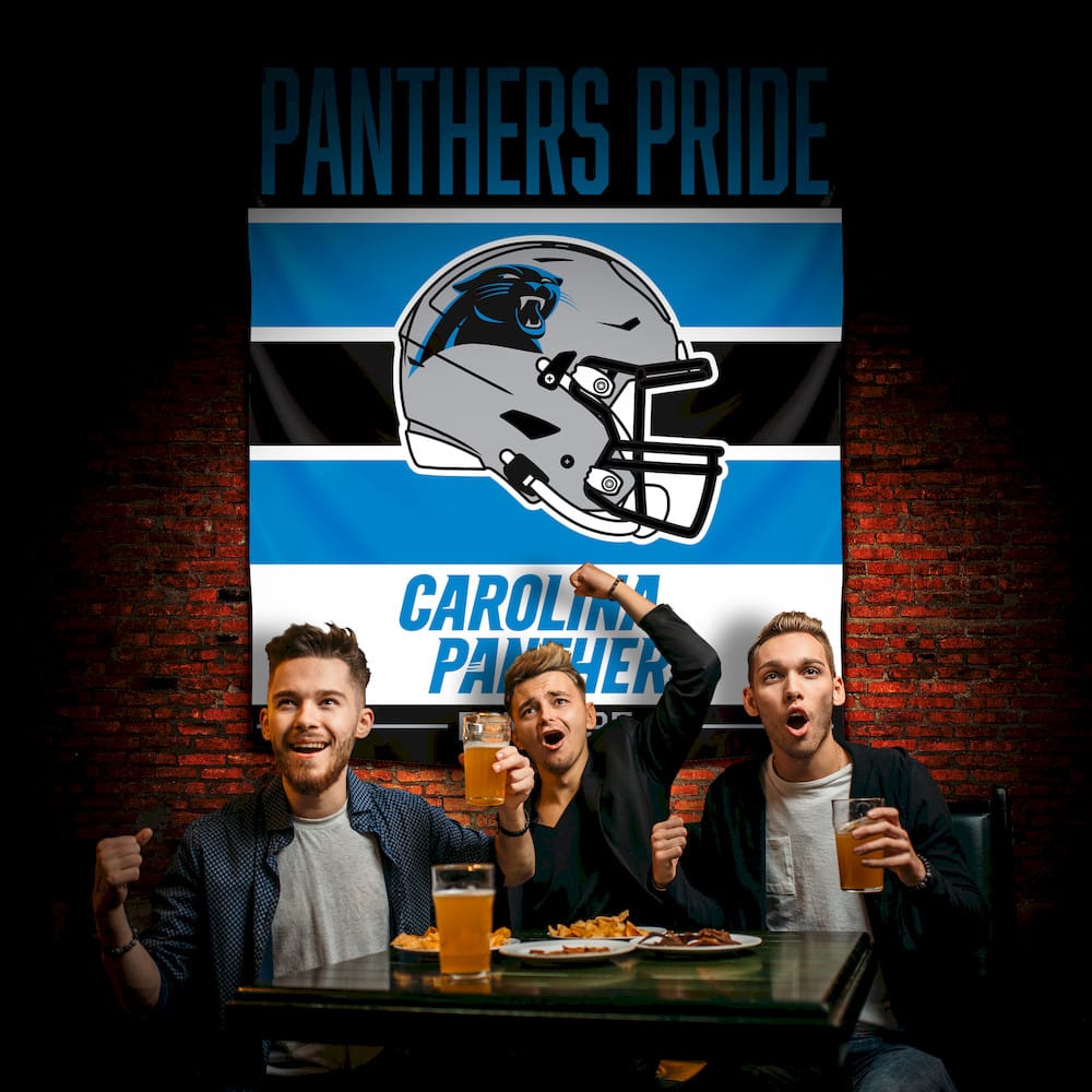 Imperial  - NFL Carolina Panthers Establish Date Tapestry  - IMP  714-1017 view 2