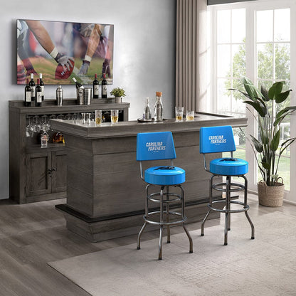 Imperial - NFL Carolina Panthers Swivel Barstool with Back - IMP  681-1017 view 2