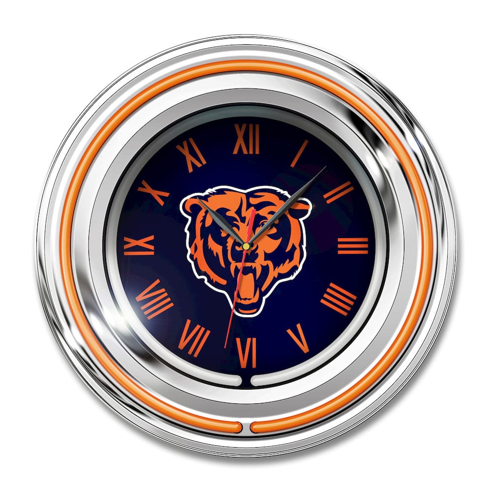 Imperial  - NFL Chicago Bears 15" Neon Clock  - IMP  705-1019 view 1