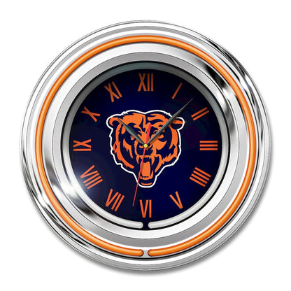 Imperial  - NFL Chicago Bears 15" Neon Clock  - IMP  705-1019 view 1