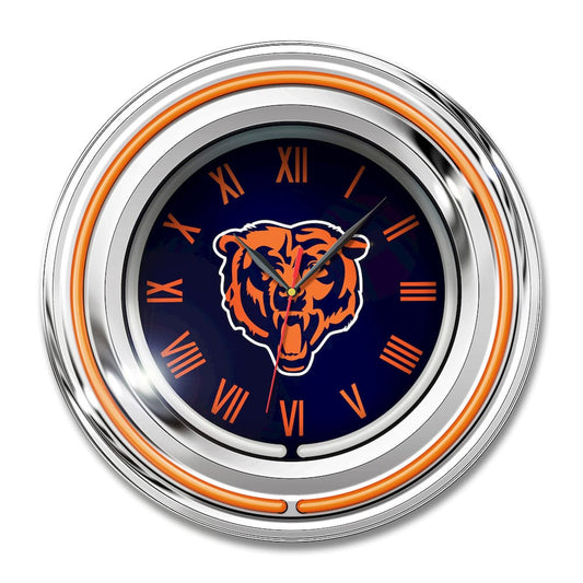 Imperial  - NFL Chicago Bears 15" Neon Clock  - IMP  705-1019 view 1