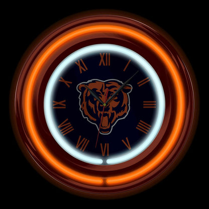Imperial  - NFL Chicago Bears 15" Neon Clock  - IMP  705-1019 view 2