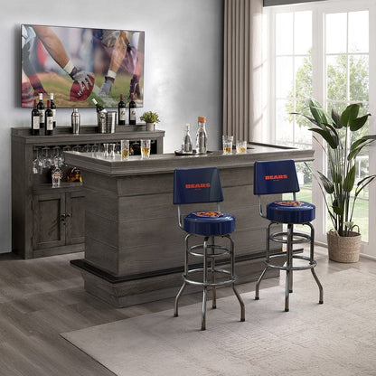 Imperial - NFL Chicago Bears Swivel Barstool with Back - IMP  681-1019 view 2