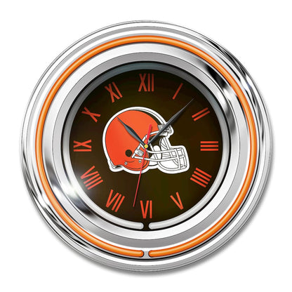 Imperial  - NFL Cleveland Browns 15" Neon Clock  - IMP  705-1020 view 1