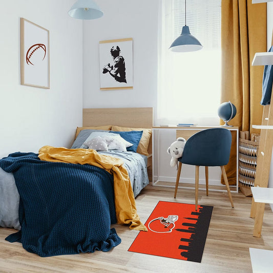 Imperial - NFL Cleveland Browns 2x3 Cityscape Washable Rug - IMP  759-1020 view 2