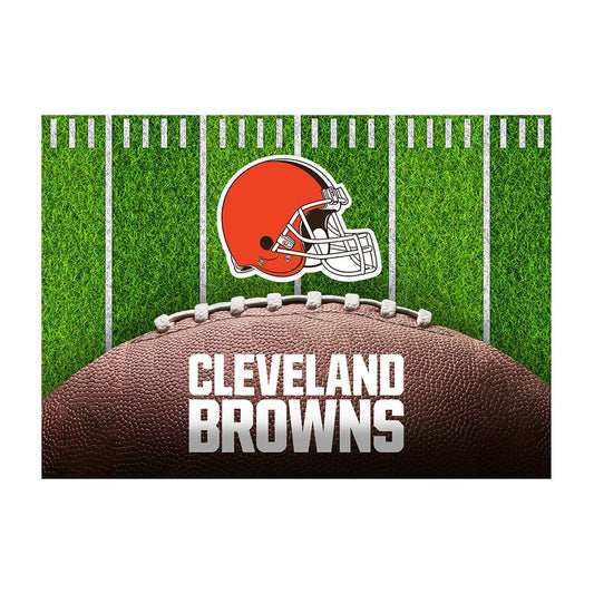 Imperial - NFL Cleveland Browns 5x7 Football Field Washable Rug - IMP  758-1020 view 1