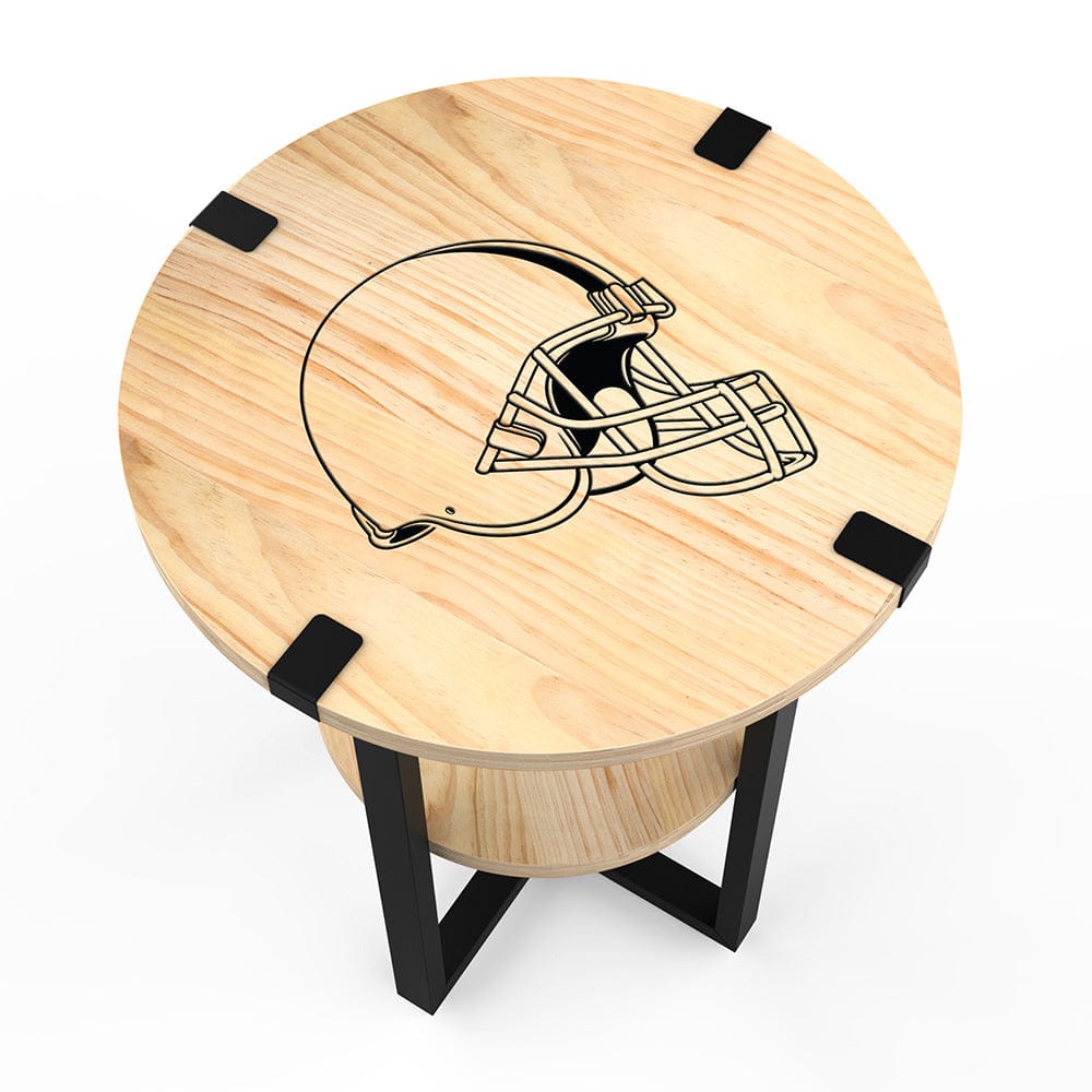 Imperial - NFL Cleveland Browns Side Table with Charger - IMP  746-1020 view 2